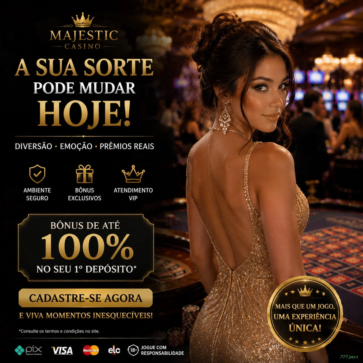 Ganhe prêmios incríveis na 777jazz